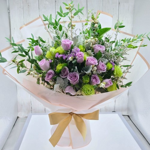 20 Roses Bouquet (Colour at Your Choice)