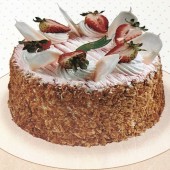 Strawberry Mousse Cake 8''