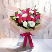 12pcs Roses Bouquet (Color at Your Choice)